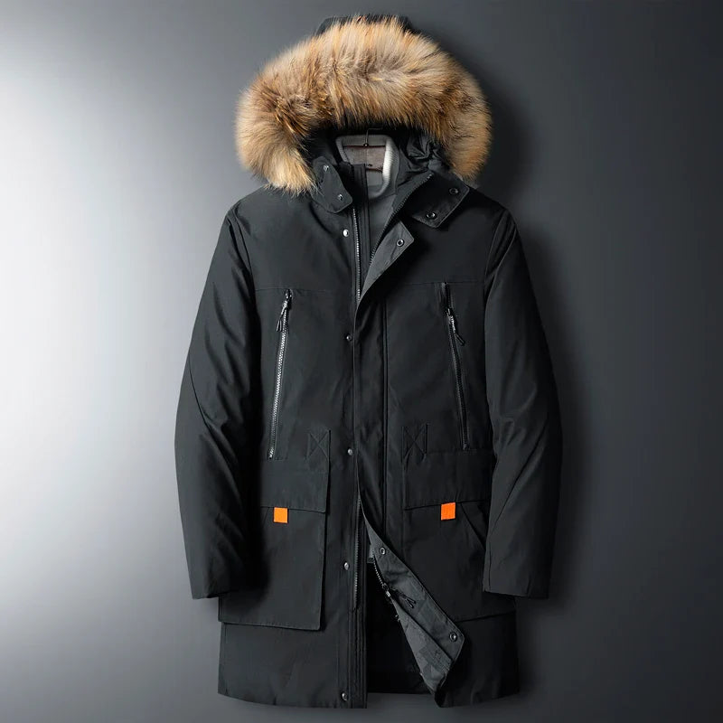 Black Oak Herren-Parka-Jacke