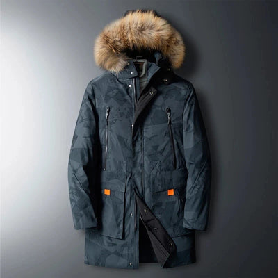 Black Oak Herren-Parka-Jacke
