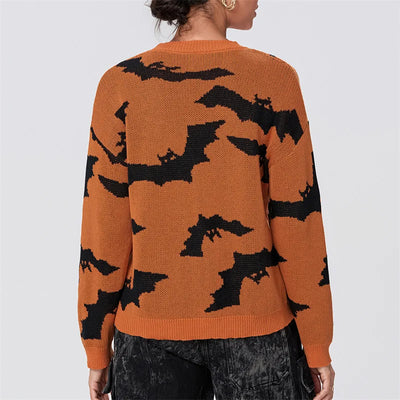 Gruseliger Fledermaus-Pullover