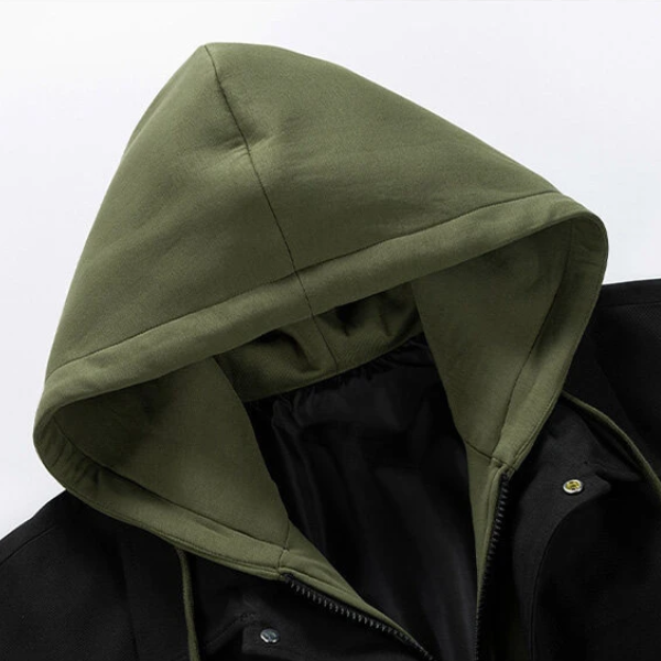 3Leaves Herren Windbreaker Hoodie