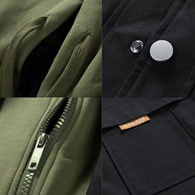 3Leaves Herren Windbreaker Hoodie