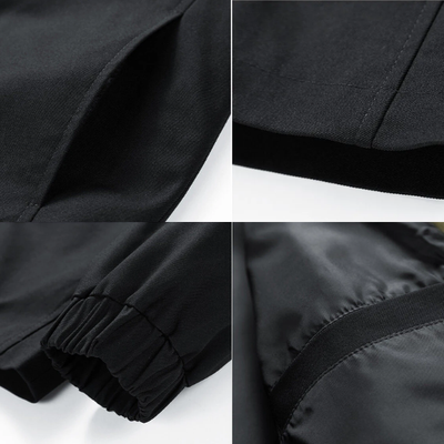 3Leaves Herren Windbreaker Hoodie